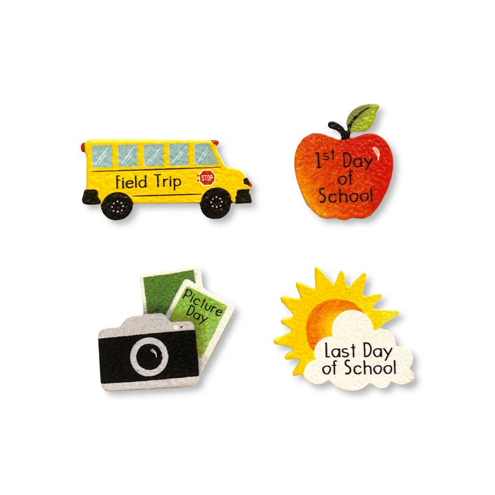 School Days Calendar Magnets Set of 4 by Roeda (LIVE BOX: Ships in 3 Weeks)