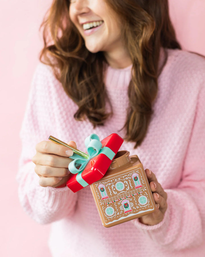 Gingerbread House Sipper Cup