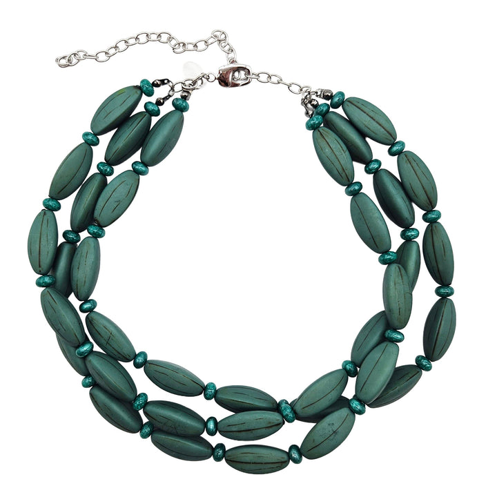 Carved Rhythm Morgan Necklace by Lettie Lovendale (Ships in 2-3 Weeks)