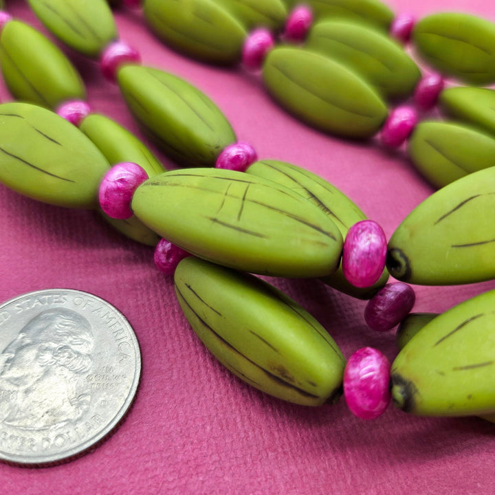 Carved Rhythm Morgan Necklace by Lettie Lovendale (Ships in 2-3 Weeks)