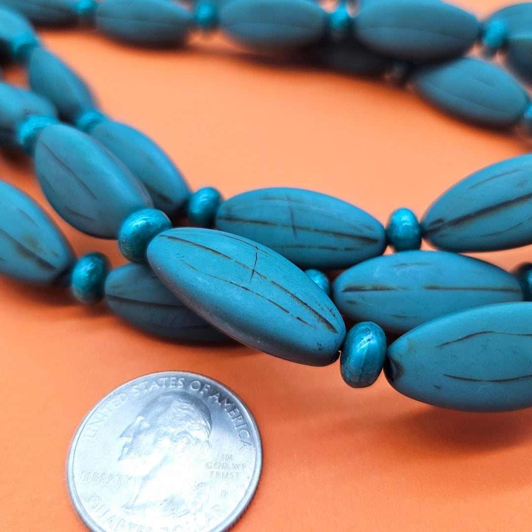 Carved Rhythm Morgan Necklace by Lettie Lovendale (Ships in 2-3 Weeks)