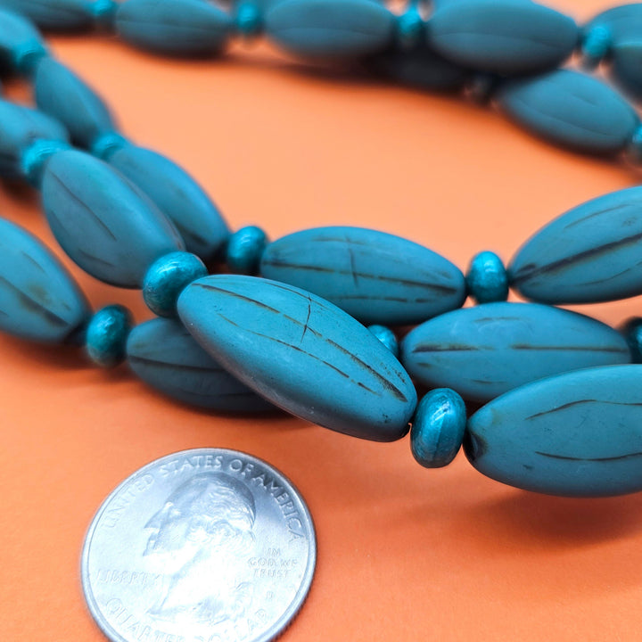 Carved Rhythm Morgan Necklace by Lettie Lovendale (Ships in 2-3 Weeks)