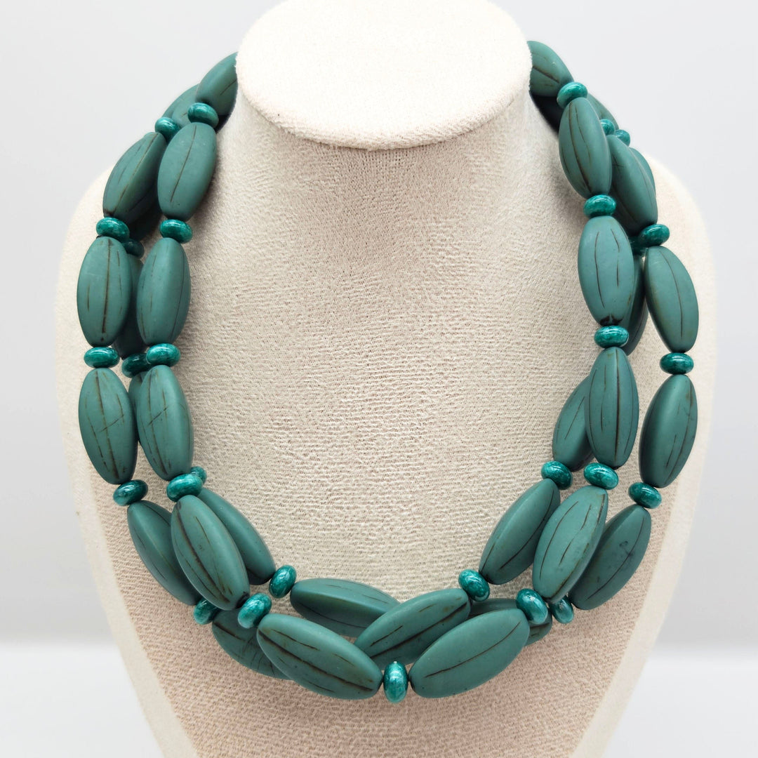 Carved Rhythm Morgan Necklace by Lettie Lovendale (Ships in 2-3 Weeks)