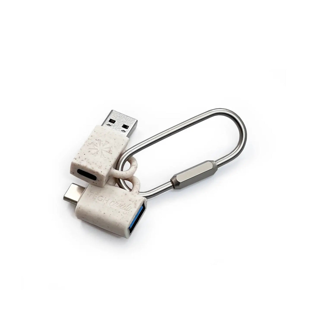 Adapt Dat Set of 2 USB Adapters - Natural