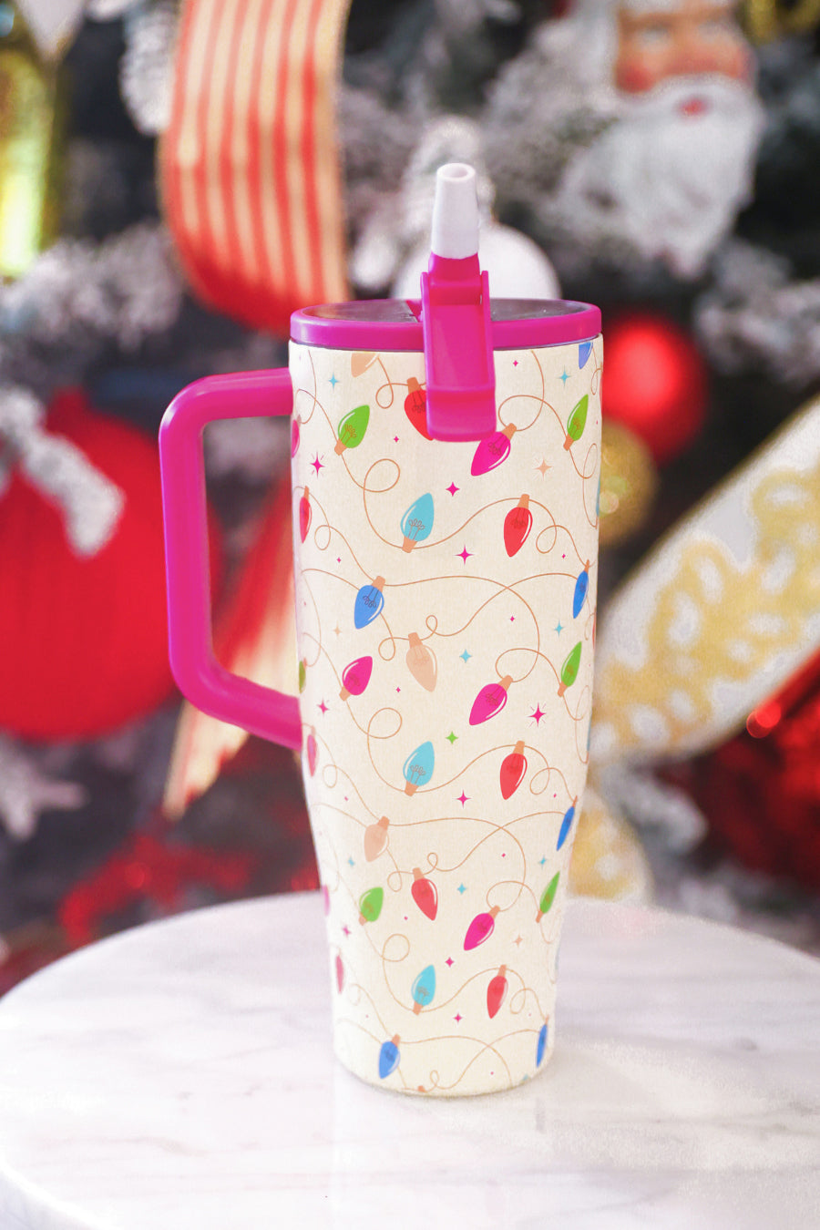 Wrapped in Lights Sleek Tumbler by Jess Lea (PREORDER: Ships in October)