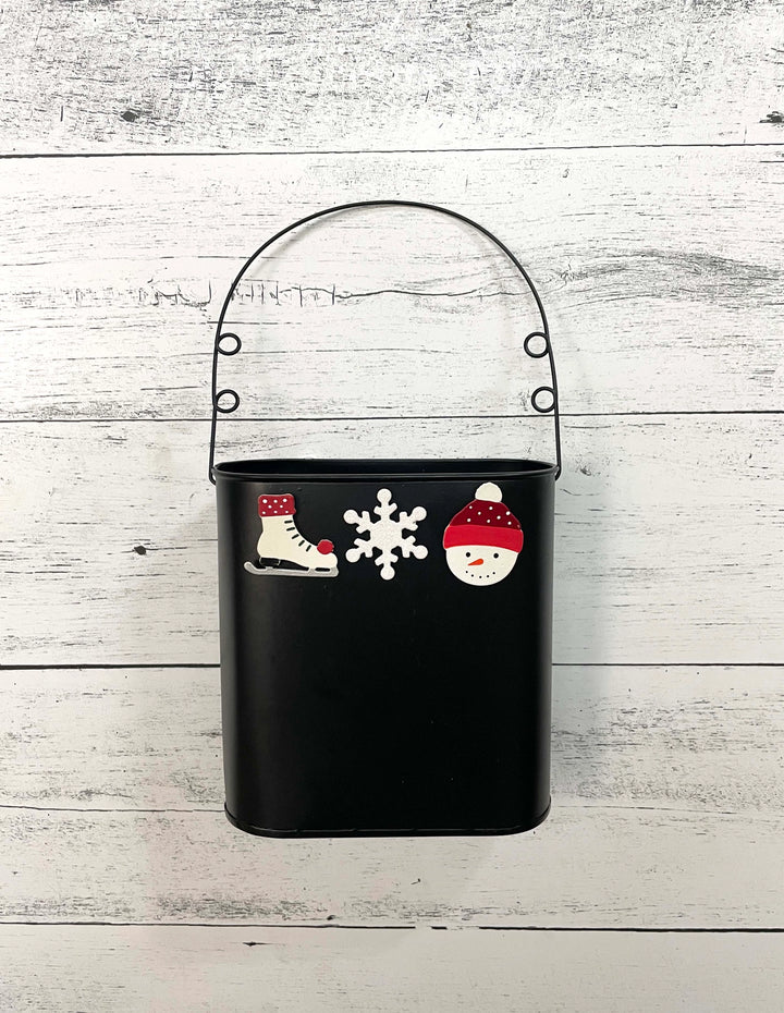 White Glitter Snowflake Magnet by Roeda