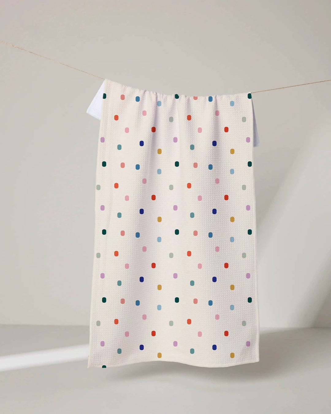 Tile Shuffle Tea Towel by Geometry
