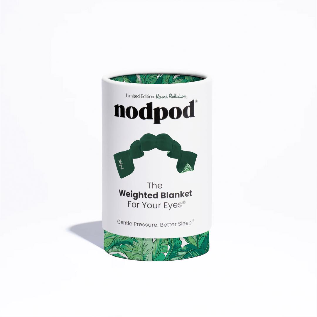Weighted Sleep Mask - Palm Leaf by nodpod