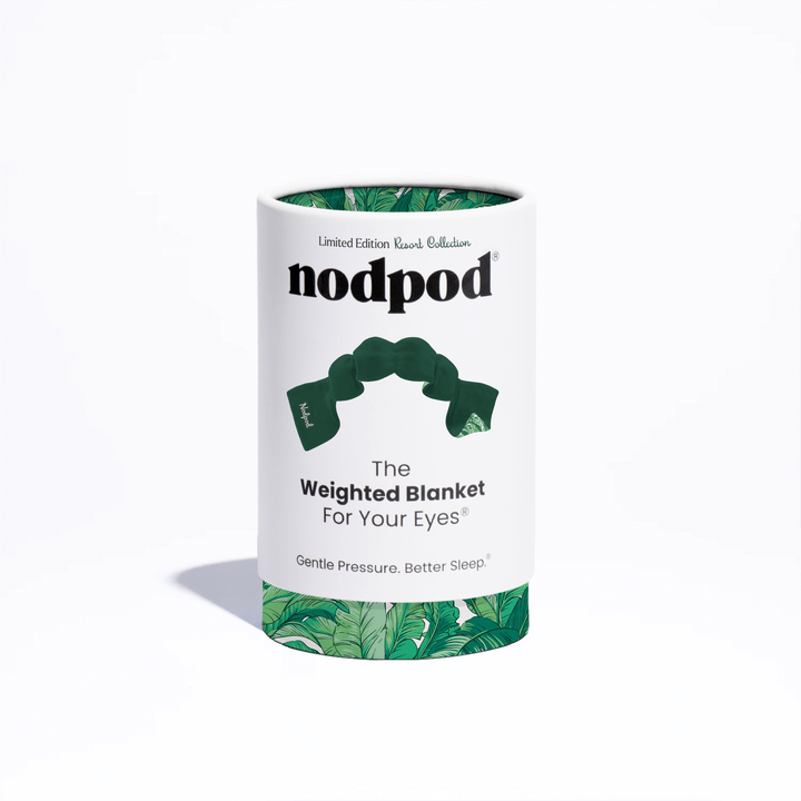 Weighted Sleep Mask - Palm Leaf by nodpod