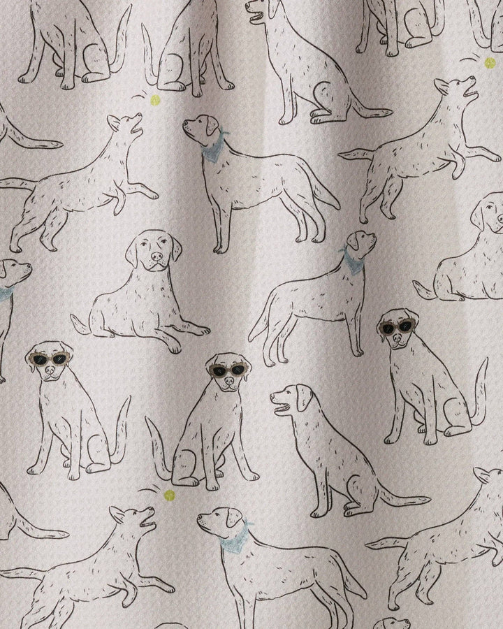 Lab Pack Tea Towel - Storm by Geometry