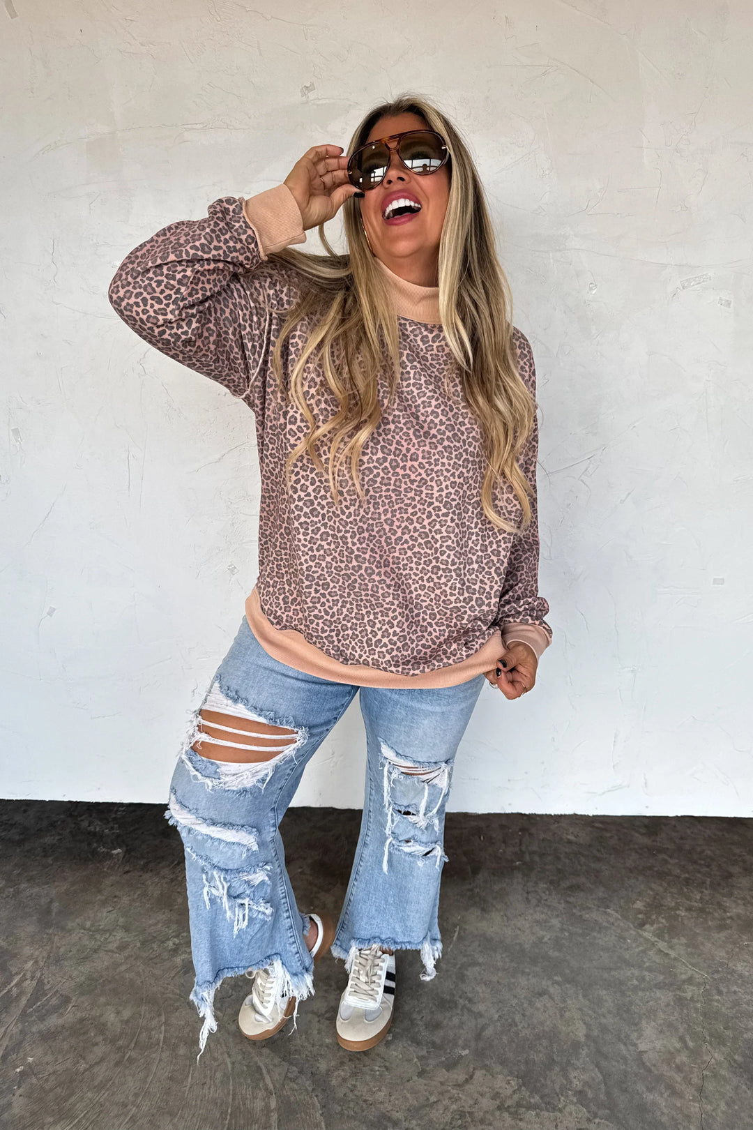 PREORDER: Miller Mock Neck Sweatshirt By Blakeley (Ships Late February)