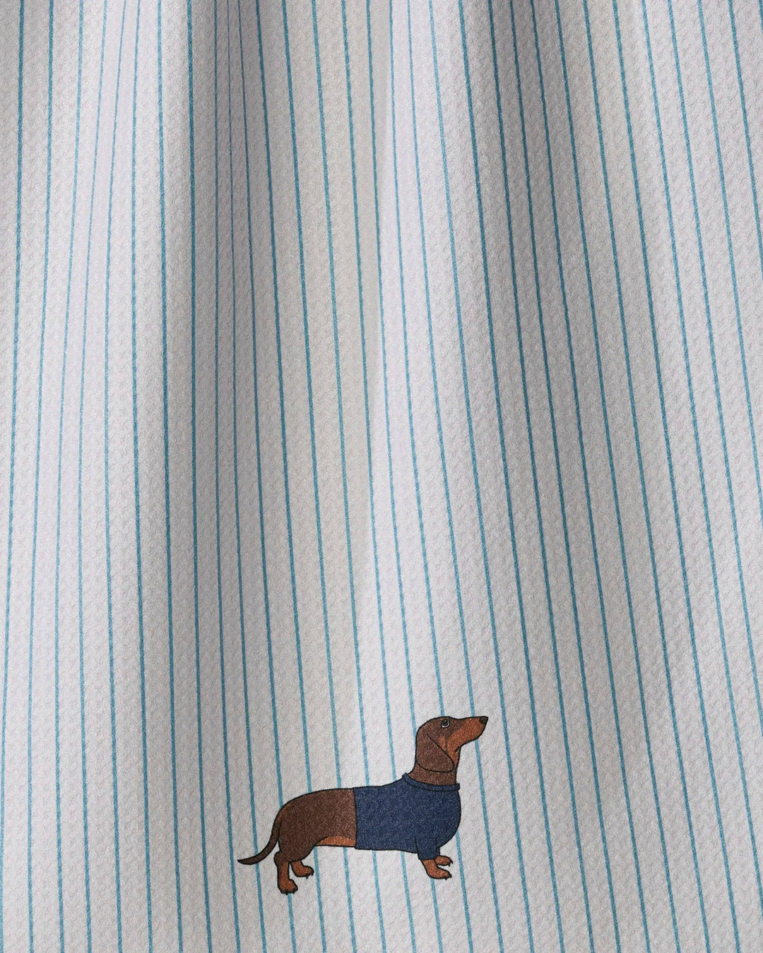 Doxie Stripe Tea Towel by Geometry