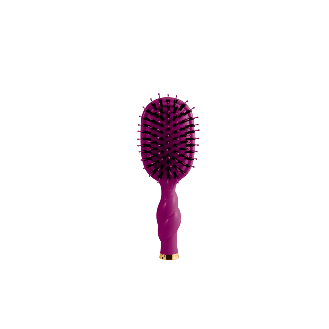 Mulberry Mini Boar Bristle Hair Brush by Teleties