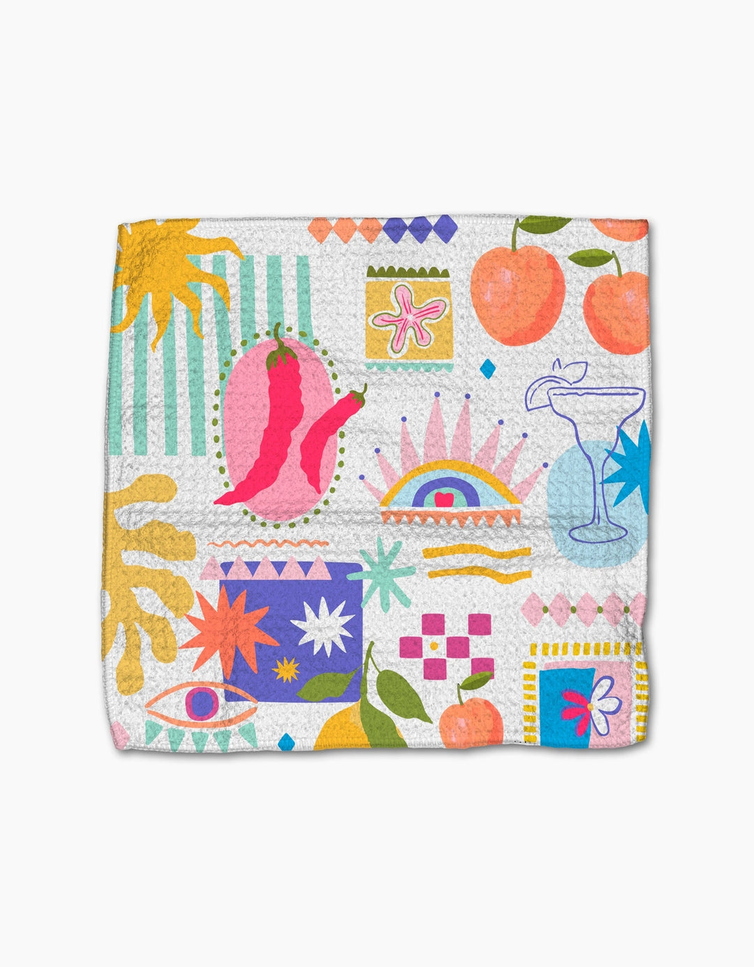 Italian Picnic Dishcloth Set By Geometry
