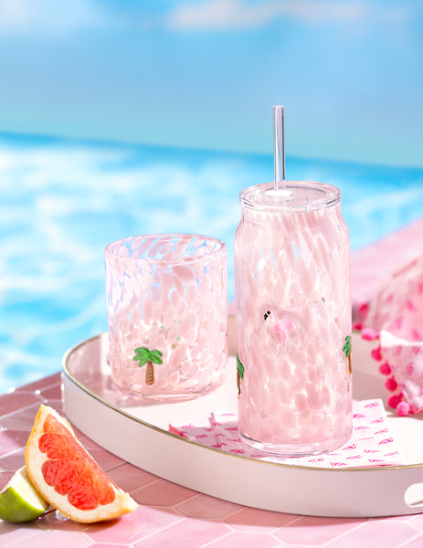 Flamingos Charm Glass (17oz) by Swig
