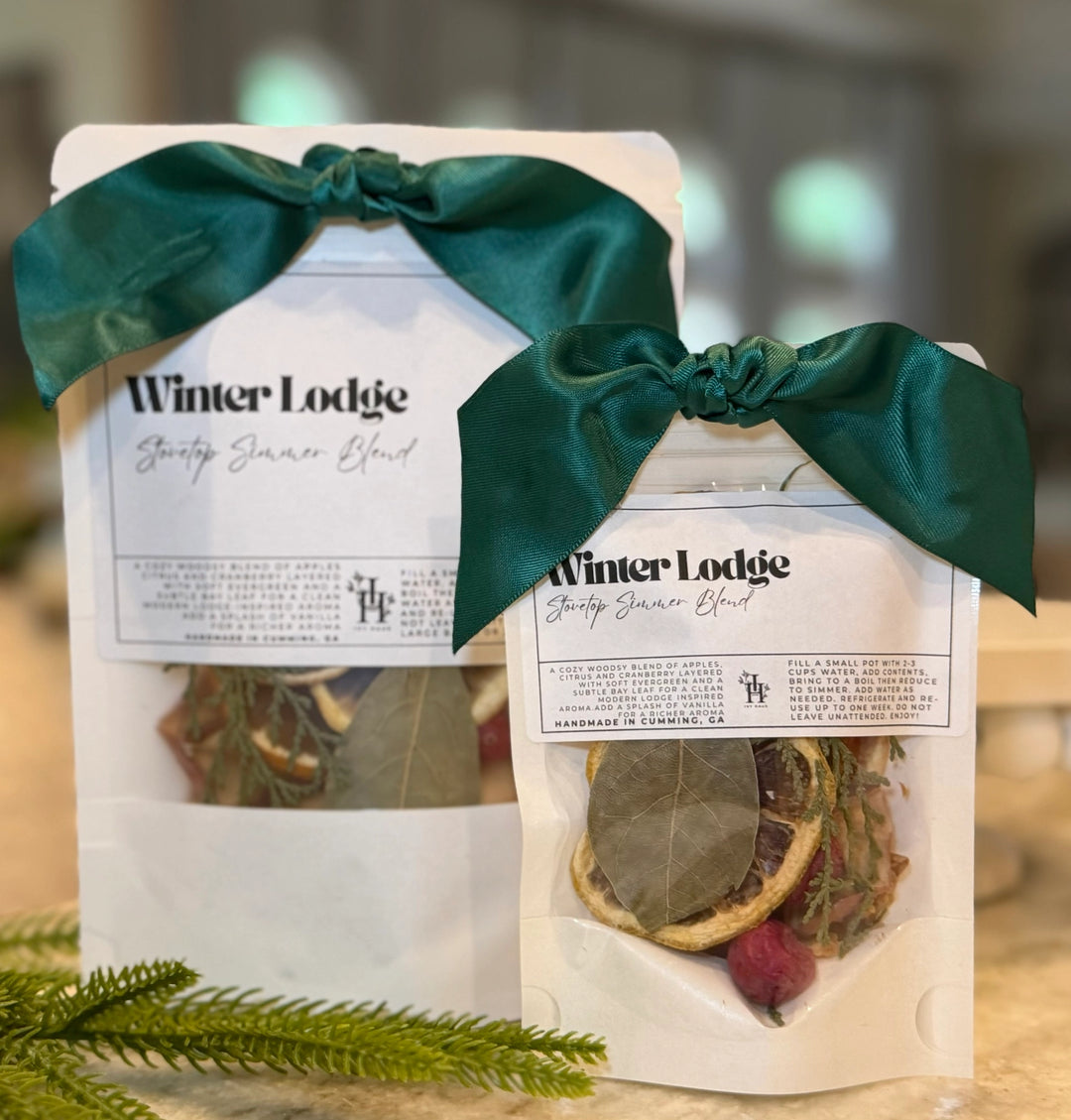 Small Stovetop Simmer Blend Potpourri - Winter Lodge Holiday