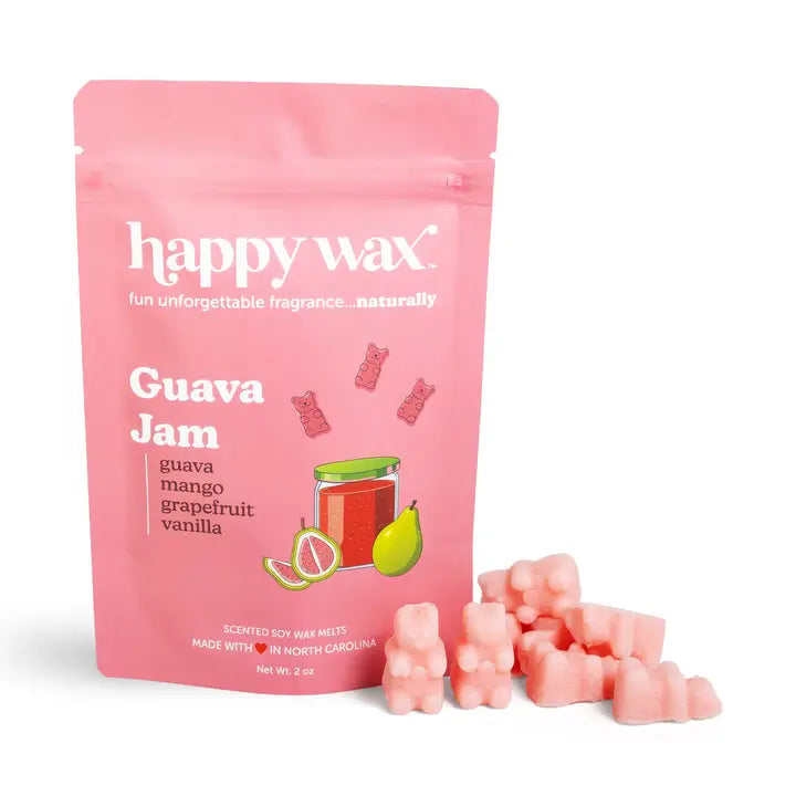 Happy Wax Soy Melts 2 Oz Bag - Guava Jam