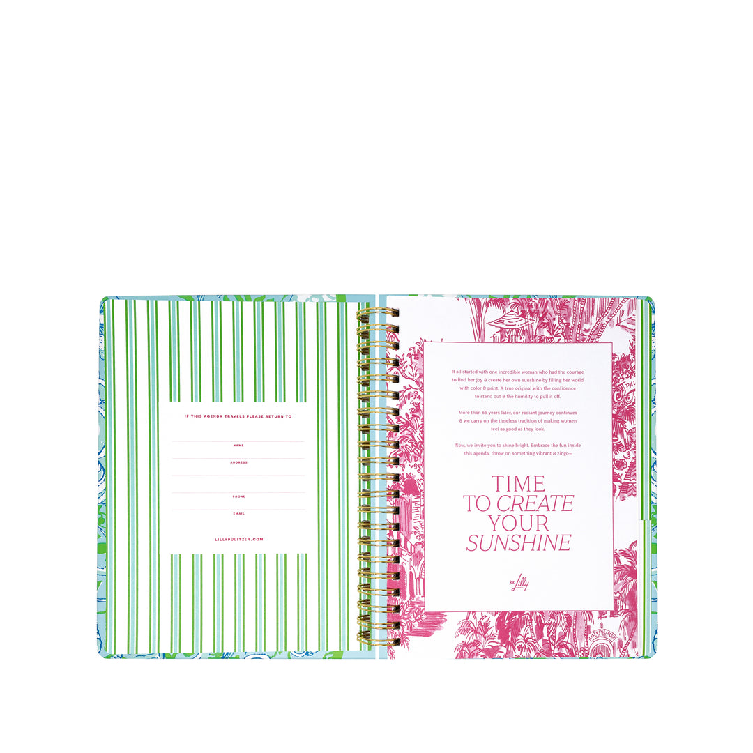 17 Month Jumbo Agenda by Lilly Pulitzer - Throw Me a Line
