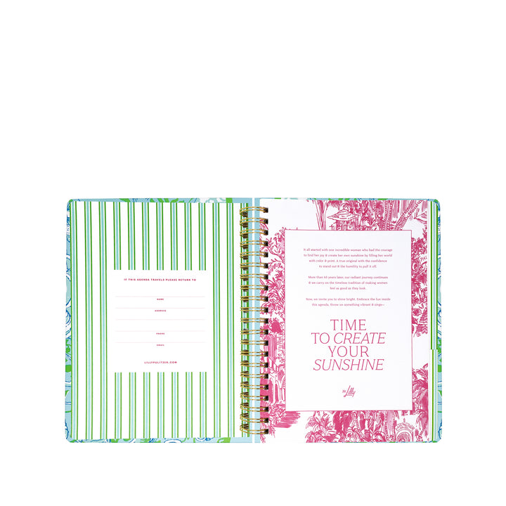 17 Month Jumbo Agenda by Lilly Pulitzer - Throw Me a Line
