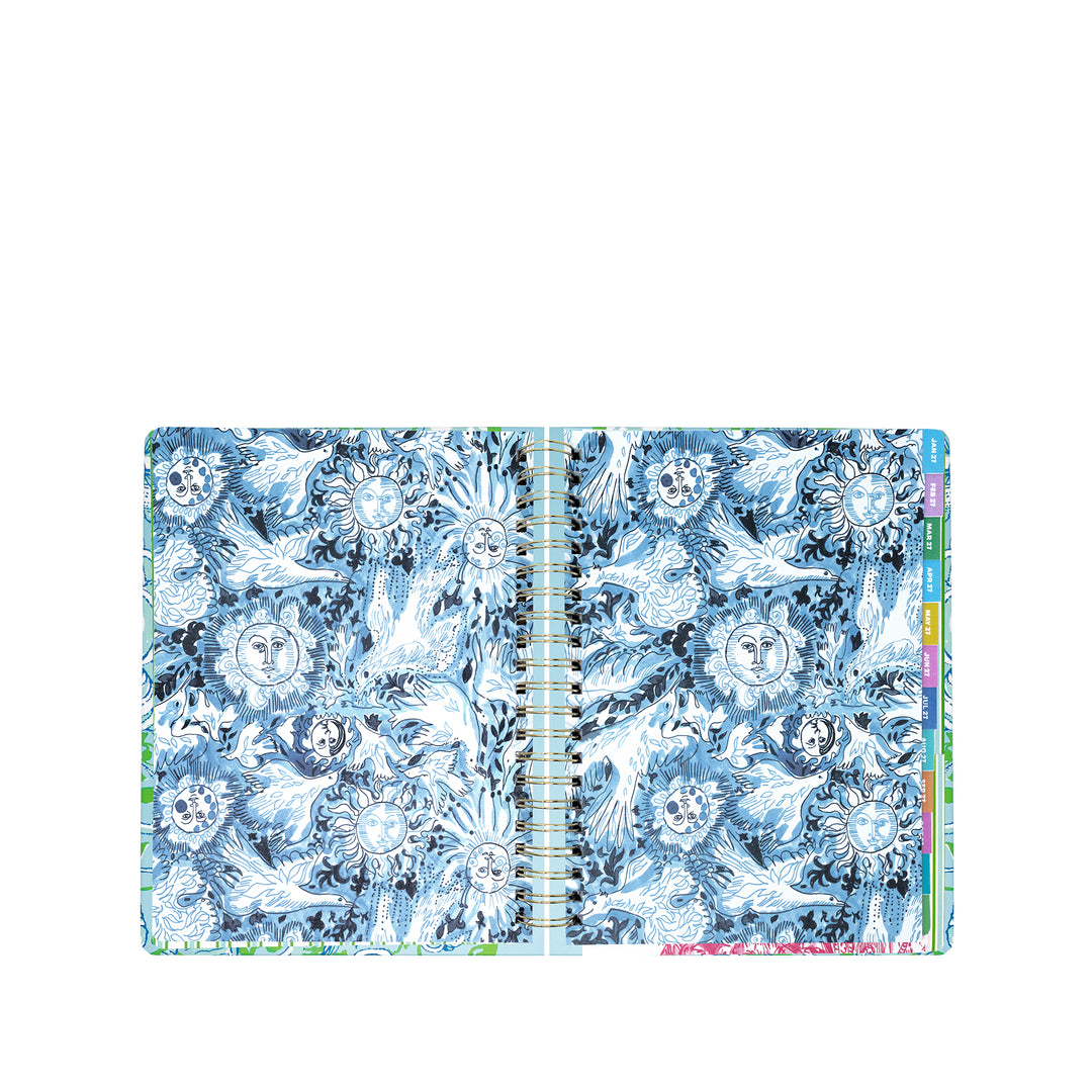 17 Month Jumbo Agenda by Lilly Pulitzer - Throw Me a Line