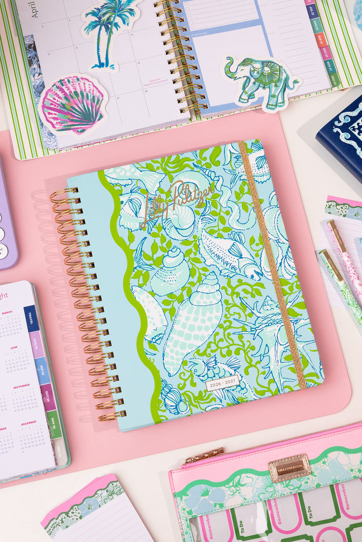 17 Month Jumbo Agenda by Lilly Pulitzer - Throw Me a Line