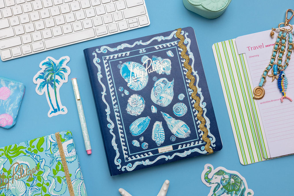 17 Month Soft Cover Planner by Lilly Pulitzer - Shell Shine
