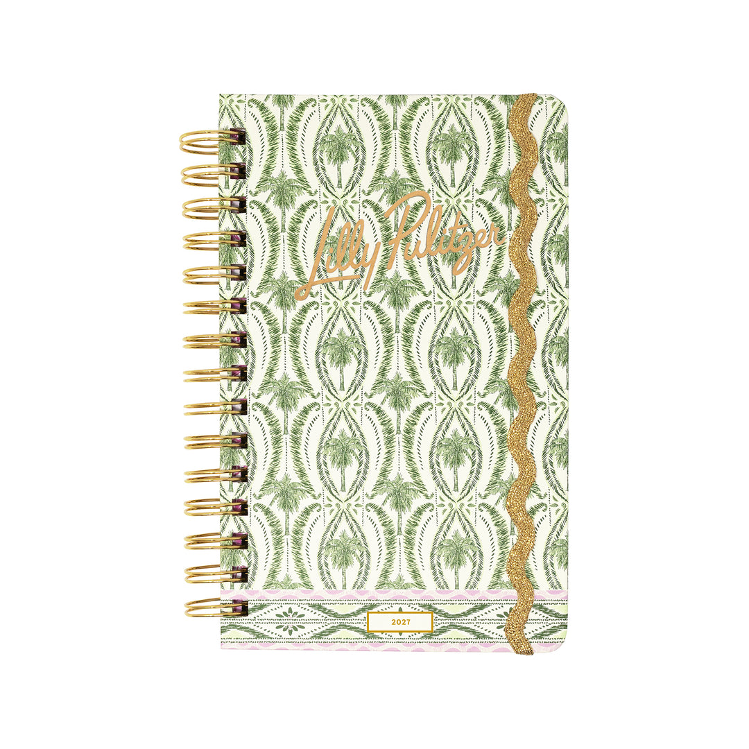12 Month Medium Agenda by Lilly Pulitzer - Textured Palm Stripe