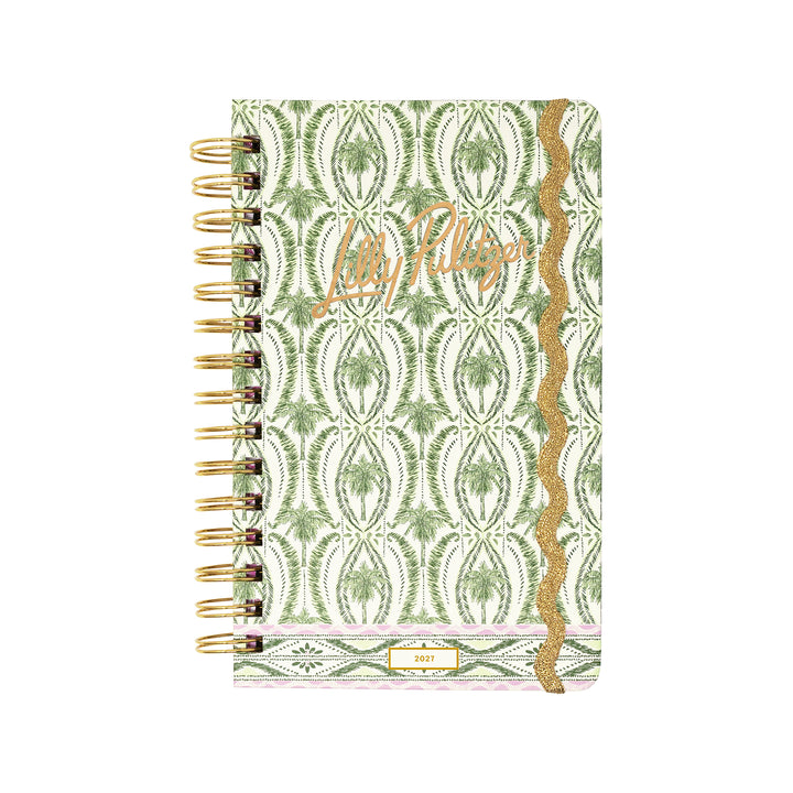 12 Month Medium Agenda by Lilly Pulitzer - Textured Palm Stripe
