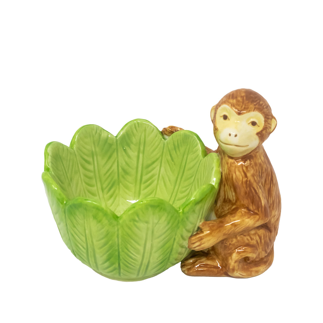 Ceramic Holder Monkey Figurine by Lilly Pulitzer