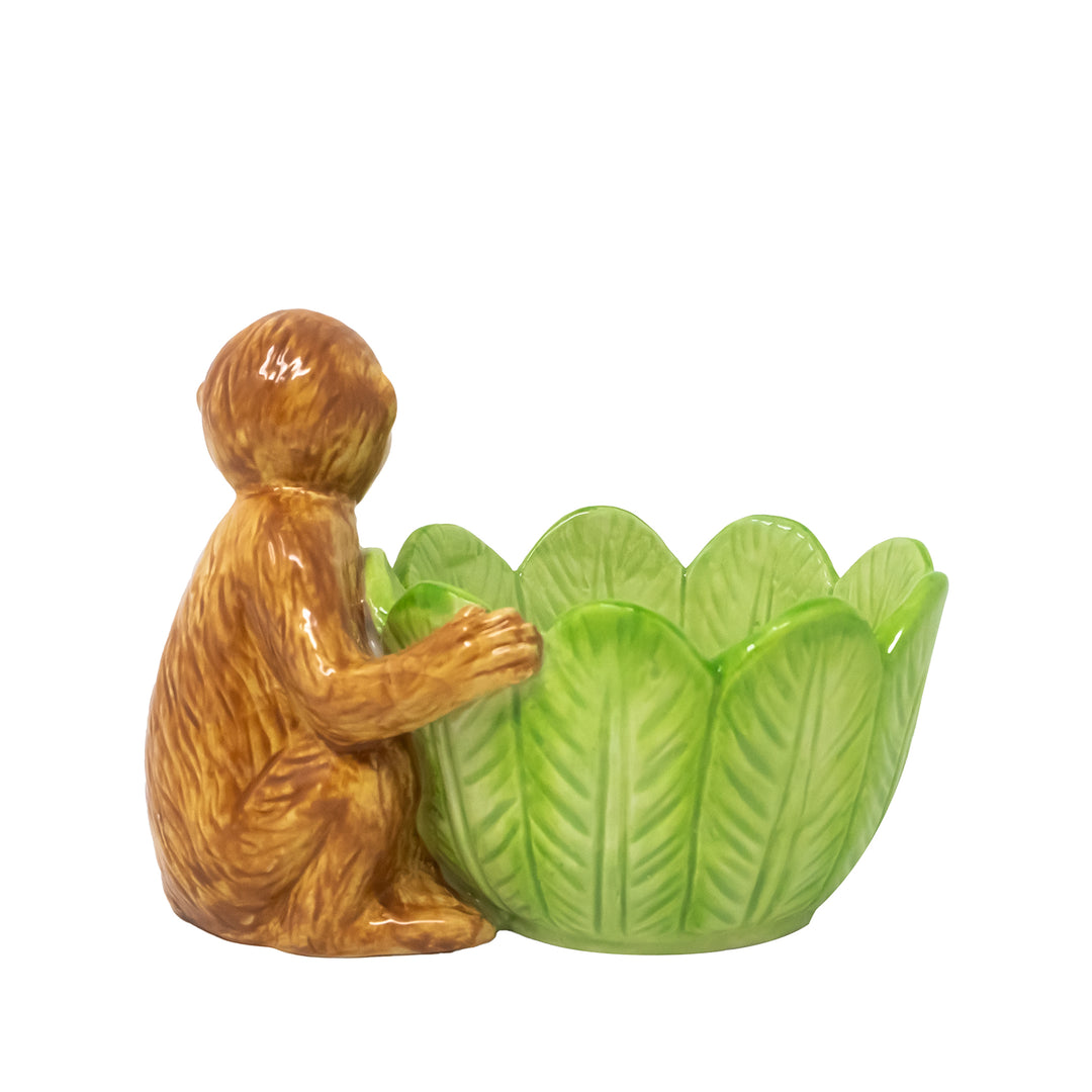 Ceramic Holder Monkey Figurine by Lilly Pulitzer