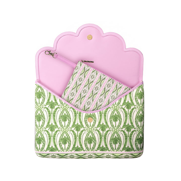 Laptop Sleeve by Lilly Pulitzer - Textured Palm Stripe