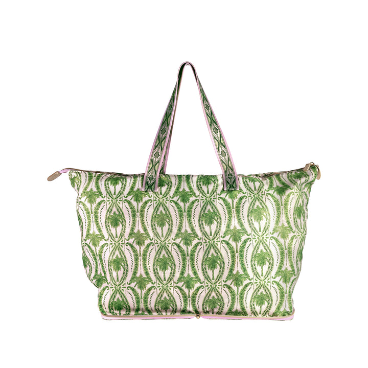 Packable Tote by Lilly Pulitzer - Textured Palm Stripe