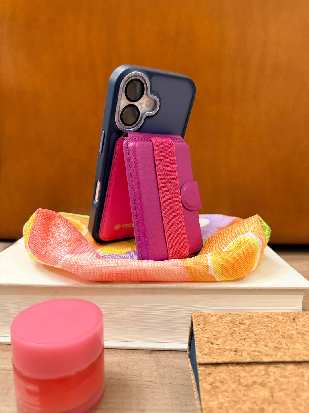 Back Pocket 3-in-1 Magnetic Phone Wallet - Dark Plum