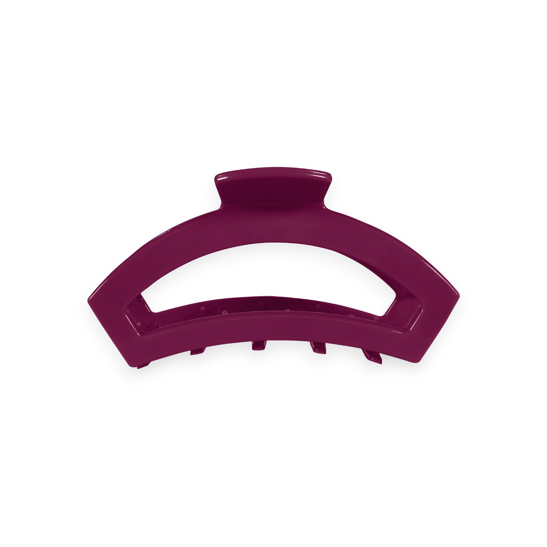 Small Teleties Open Claw Clip - Mulberry