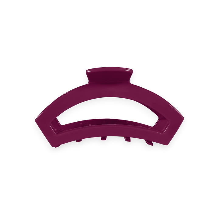Small Teleties Open Claw Clip - Mulberry