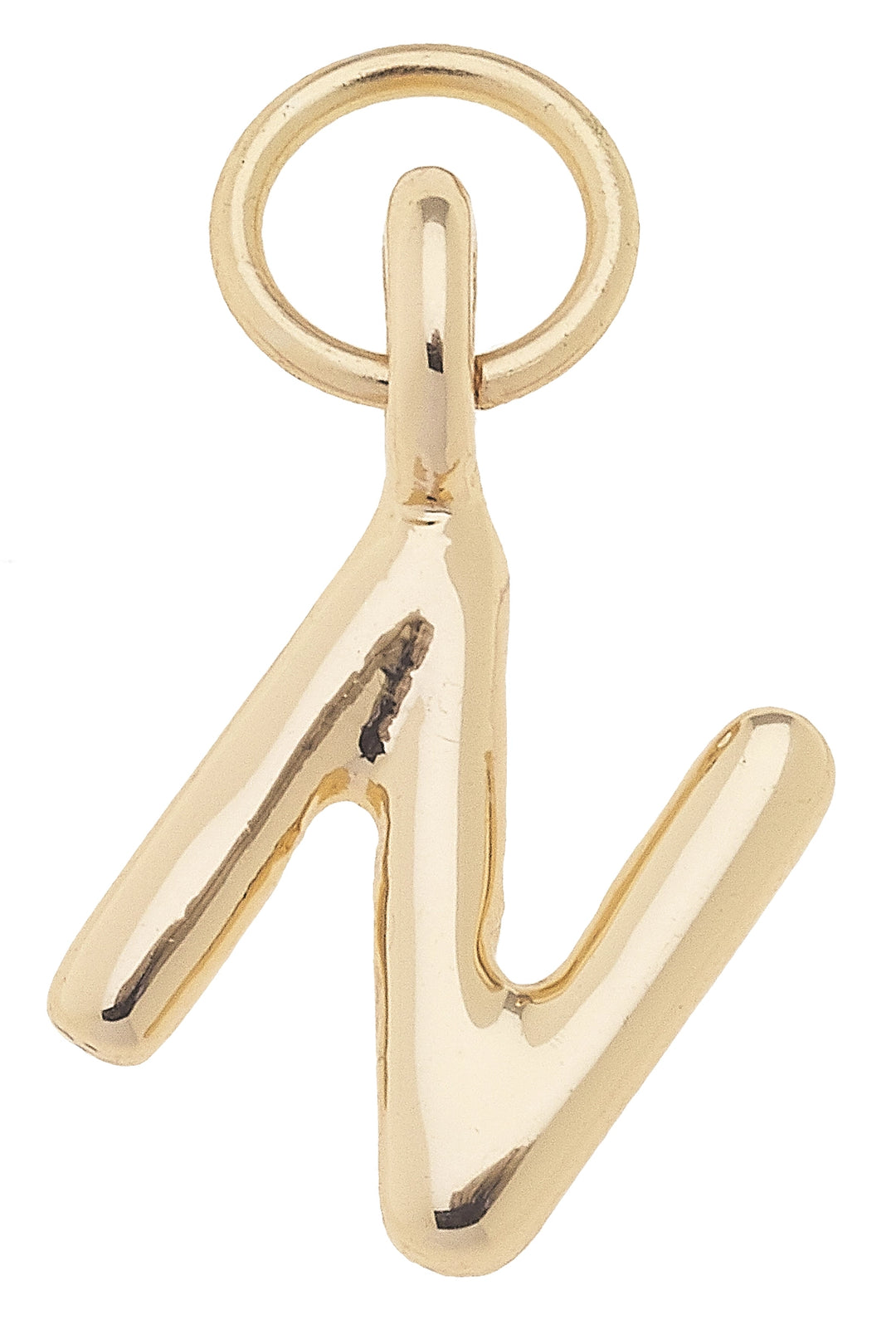 Mini Initial Charm in Shiny Gold By Canvas