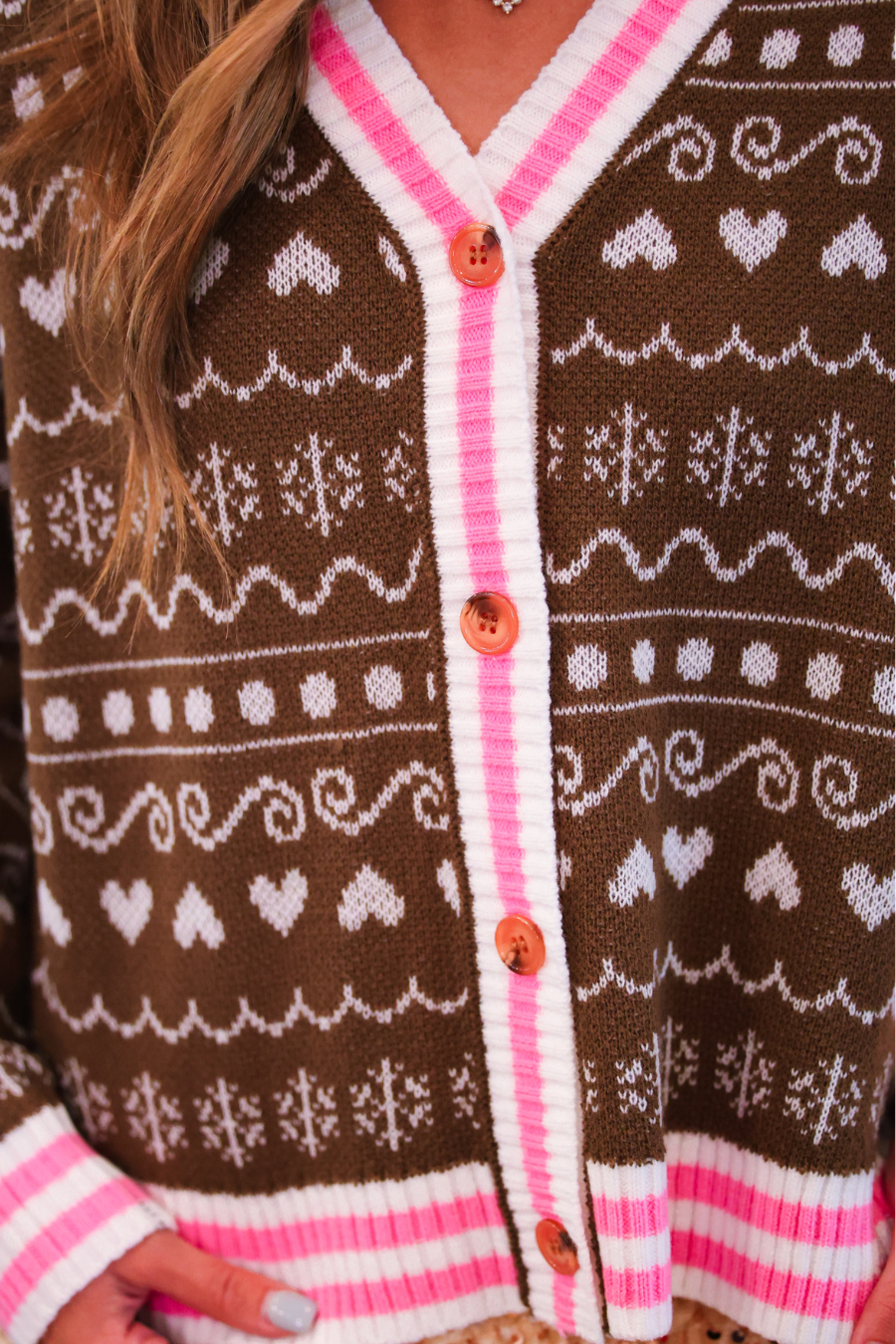 Gingerbread Knit Cardigan by Jess Lea (PREORDER: Ships in October)