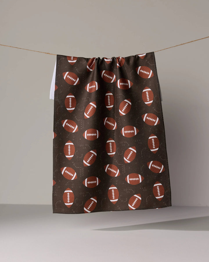 First Down Football Tea Towel by Geometry