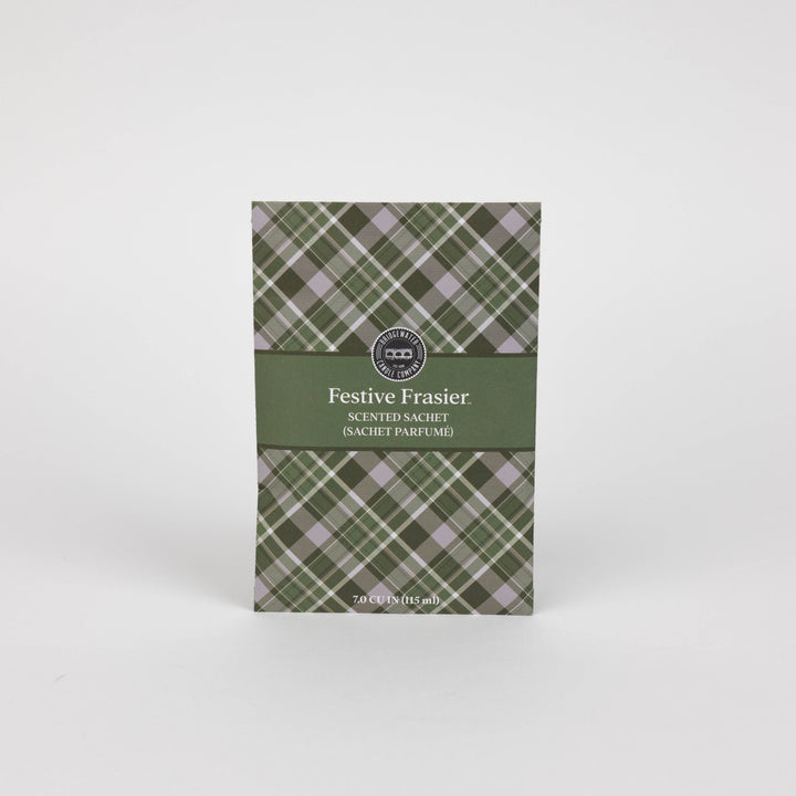 Festive Frasier Plaid Sachet