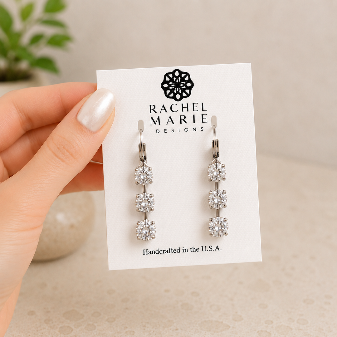 JULY PREORDER: CARINE EARRING by Rachel Marie Designs (Ships in 2-3 Weeks)