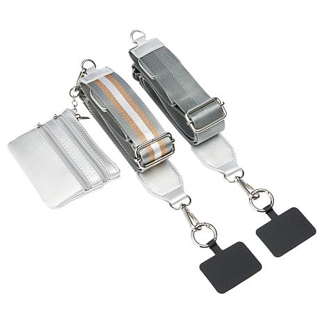 JULY PREORDER: Clip & Go - Pack of 2 (Grey Stripe/Grey Solid) by Save The Girls (Ships in 2-3 Weeks)