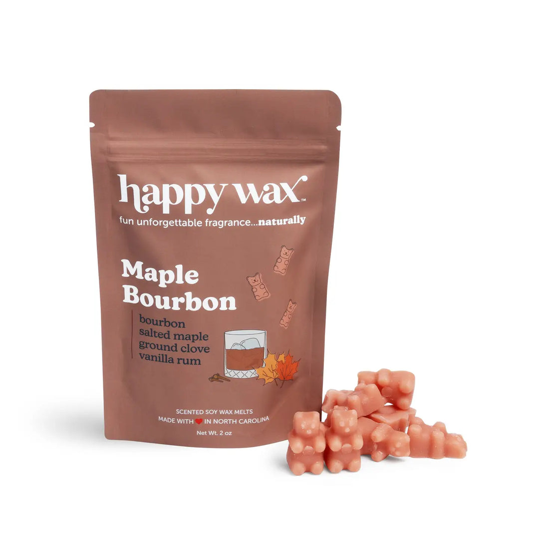 Maple Bourbon Happy Wax Soy Melts 2 Oz Bag