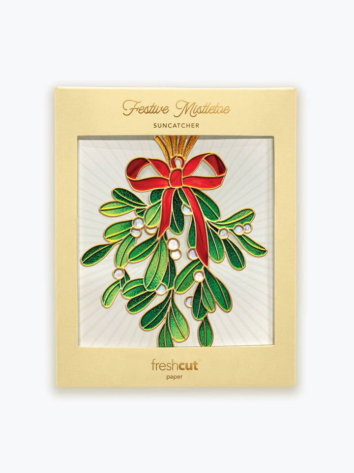 Festive Mistletoe Suncatcher