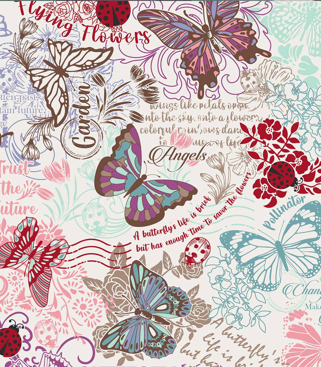 Dancing Butterflies Happy Shopper Tote