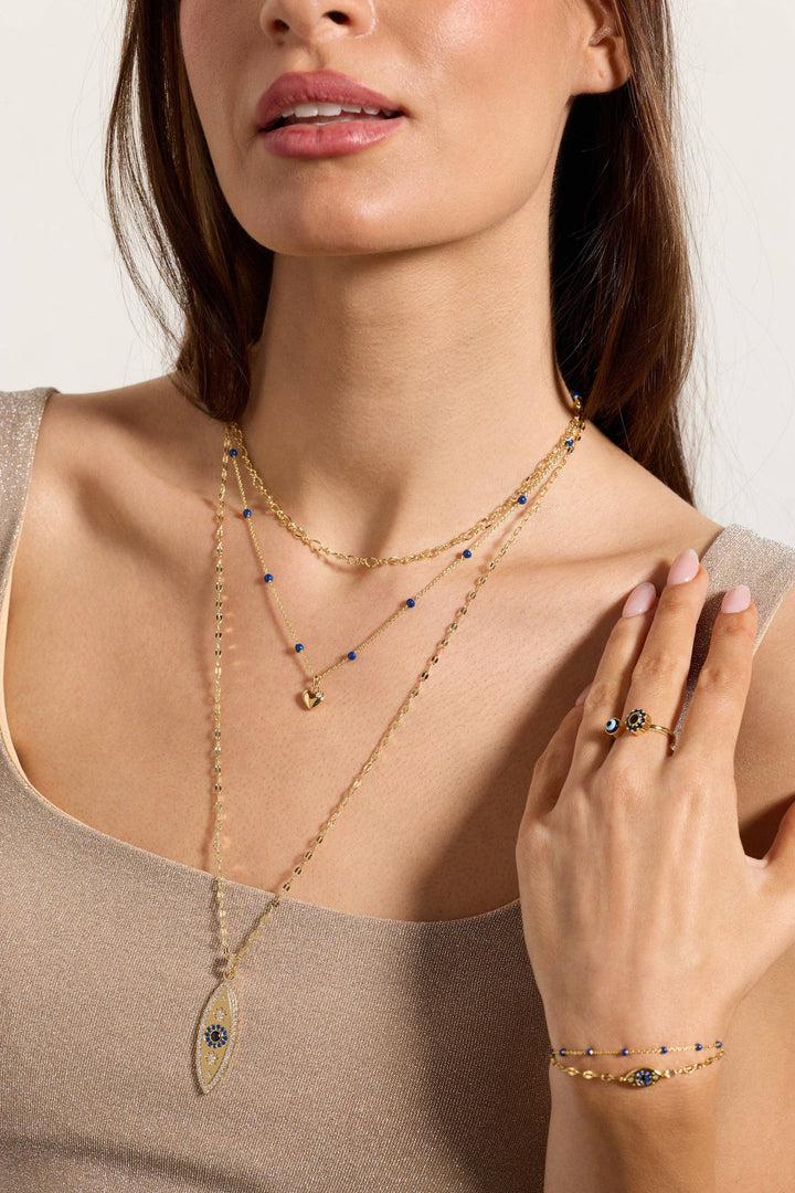 Festival Stranded Evil Eye Necklace by Alex + Ani