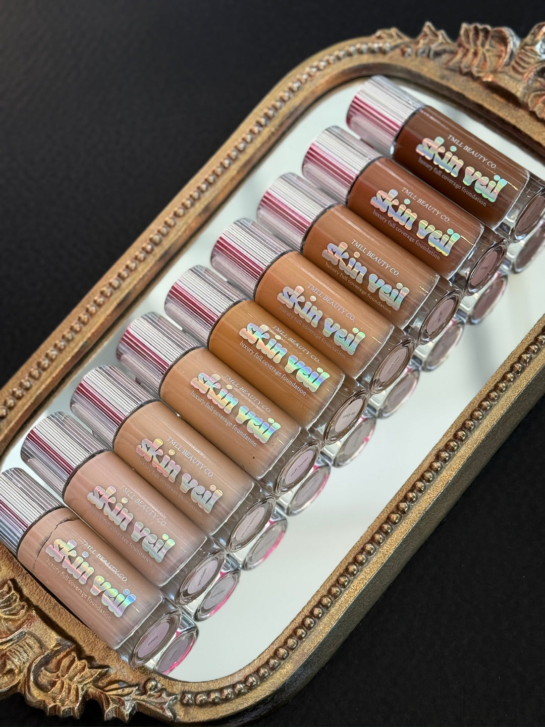 Skin Veil Luxury Full Coverage Foundation by TMLL Beauty Co. (PREORDER: Ships in 2-3 Weeks)