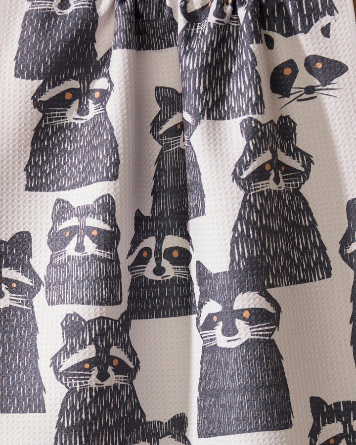 Banditbunch Raccoon Tea Towel By Geometry