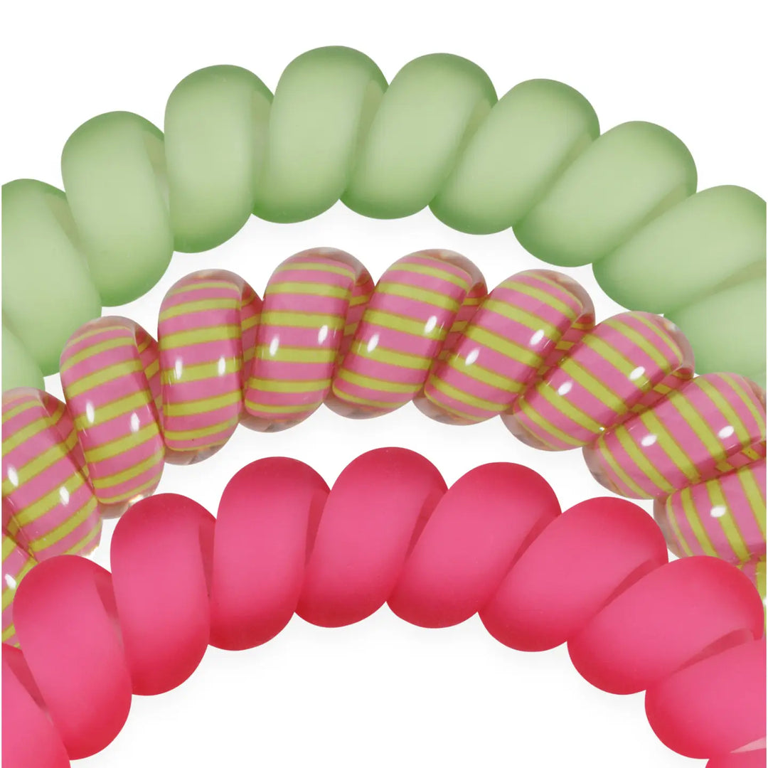 Teleties Hair Tie - Large Band Pack of 3 - Summer Crush