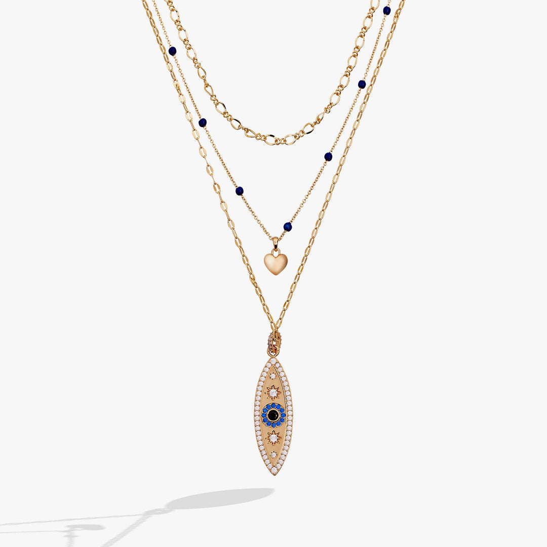 Festival Stranded Evil Eye Necklace by Alex + Ani