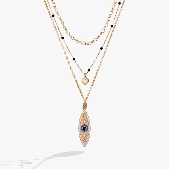 Festival Stranded Evil Eye Necklace by Alex + Ani